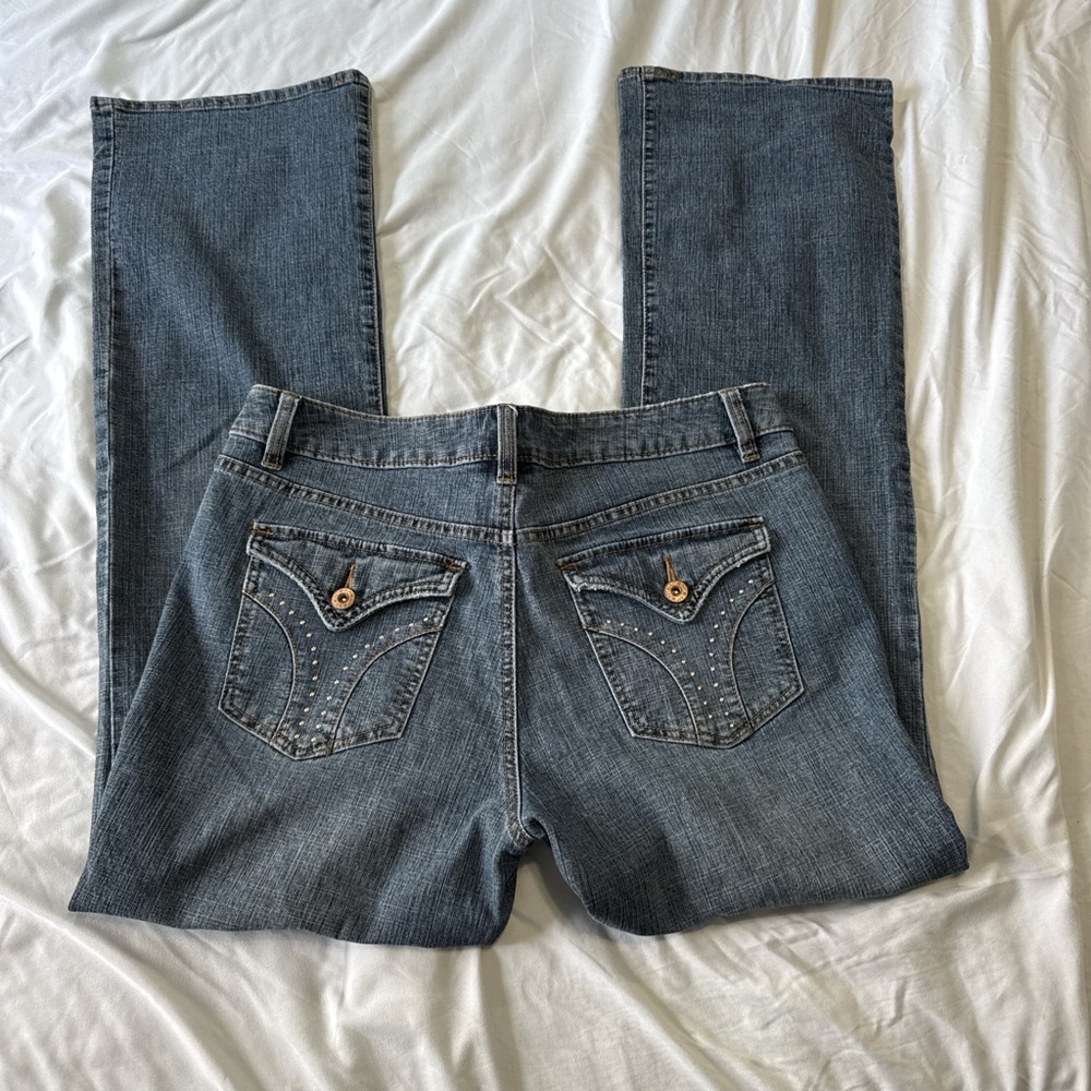 Apt. 9 Y2K Low Rise Women's Boot Cut Blue Jeans